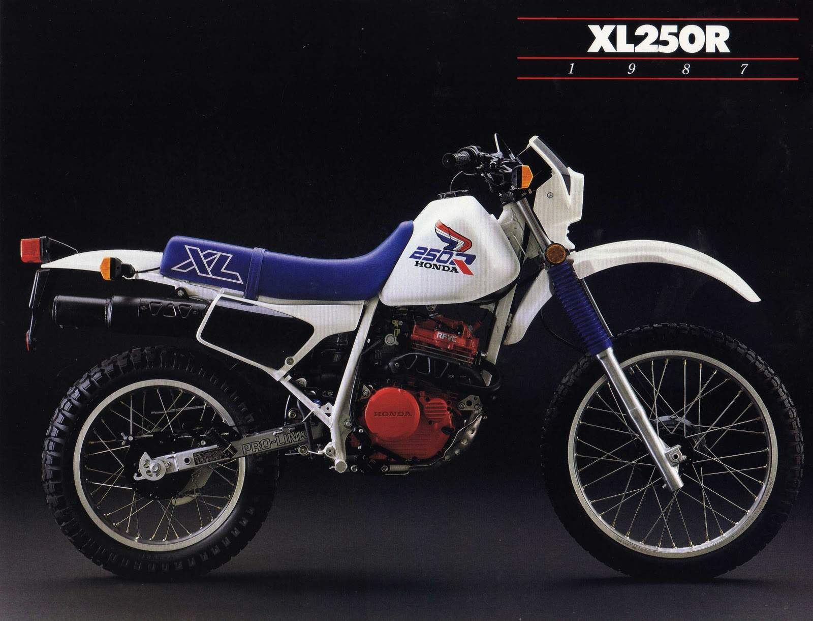 Honda XL 250R (1987) technical specifications